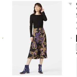 Gorman Forest Lily Lurex Skirt NWT